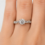 Ring Vine Milgrain 1.47ct Lab Grown Diamond IGI: LG646451400 .33ctw Round Diamonds 950pt 3.8mm Sz4 5.67g 125110049