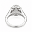 Ring Split Double Halo 1.50ct Oval Lab Grown Diamond 1.50ctw Lab Grown Diamonds IGI: 40J5723624 14kw 16x13.5mm Sz7 8.18g 125090097