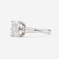 Ring Engagement 3-Stone 1.54ct Emerald Lab Grown Diamond IGI: LG675591325 .44ctw Diamonds 14kw 2.3mm Sz7 3.38g 125100039