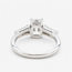 Ring Engagement 3-Stone 1.54ct Emerald Lab Grown Diamond IGI: LG675591325 .44ctw Diamonds 14kw 2.3mm Sz7 3.38g 125100039