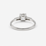 Ring Engagement 3-Stone 1.23ct Round Brilliant Lab Grown Diamond IGI: 705533765 .16ctw 14kw 1.8mm Sz8.5 2.64g 125100042