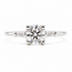 Ring Engagement 3-Stone 1.29ct RB Lab Grown Diamond IGI: 606354058 .25ctw Diamonds 14kw 1.8mm Sz5.5 3.1g 125100044