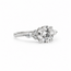 Ring Engagement 7-Across 1.85ct Round Brilliant Lab Grown Diamond IGI: 697520556 .50ctw Diamonds 18kw 1.8mm Sz6 2.7g 125100050