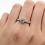 Ring Engagement Eternity 1.06ct Round Lab Grown Diamond IGI: LG687562223 .25ctw Diamonds 950pt 2.1mm Sz6 4.48g 125100045