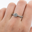 Ring Engagement Eternity 1.06ct Round Lab Grown Diamond IGI: LG687562223 .25ctw Diamonds 950pt 2.1mm Sz6 4.48g 125100045