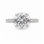 Ring Hidden Halo 3.09ct Lab Grown Diamond IGI: 743571390 0.75ctw Near Colorless Diamonds 18kw 2.6mm Sz6.5 6g 125120088