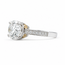 Ring Hidden Halo 3.09ct Lab Grown Diamond IGI: 743571390 0.75ctw Near Colorless Diamonds 18kw 2.6mm Sz6.5 6g 125120088