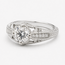 Ring Engagement Milgrain Filigree 1.31ct Lab Grown Diamond IGI: 639463637 0.25ctw Near Colorless Diamonds 14kw Sz6.5 4.5g 125120035