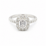 Ring Halo 1.03ct Emerald Lab Grown Diamond IGI: 675551231 0.75ctw Near Colorless Diamonds 14kw 10mm Sz4 2.9g 125120029