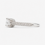 Ring Pave 1.00ct Round Lab Grown Diamond IGI: 752538437 1ctw Near Colorless Diamonds 14kw 2.8mm Sz6.25 3.75g 125120015