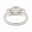 Ring 7-Stone 1.08ct Asscher Lab Grown Diamond IGI: 727512435 .60ctw Diamonds 900pt 3.52g Sz6 125100026