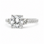 Ring 3-Stone Engagement 3ct Cushion Lab Grown Diamond IGI: 752514910  .75ctw Diamonds 18kw 2.9mm Sz6.25 4.66g 125090013