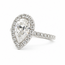 Ring Tear Drop 1.14ct Pear Lab Grown Diamond IGI: 547238563 .38ctw Round Diamonds 14kw 13x9mm Sz4.5 4.4g 125060078
