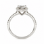 Ring Tear Drop 1.14ct Pear Lab Grown Diamond IGI: 547238563 .38ctw Round Diamonds 14kw 13x9mm Sz4.5 4.4g 125060078