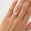 Ring Tacori Diamond 1.51ct Pear Lab Grown Diamond IGI: 747576197 .07ctw Round Diamonds 950pt sz6 124050164