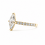 Ring Engagement 1.34ct Marquise Lab Grown Diamond IGI: 662443729  .30ctw Round Diamonds 18ky sz5 13.5mm 2.71g 124060190