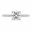 Ring Engagement Cathedral 1.1ct Round Lab Grown Diamond IGI Report: 718507344 VVS2 D .33ctw Diamonds 14kw 2mm Sz6.25 1.81g 125100047