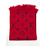 Scarf Louis Vuitton Wool Silk Logomania Scarf Rubis 94% Wool 6% Silk 64.5x12" 126065054