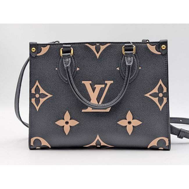 Handbag Louis Vuitton Onthego PM Bicolor Monogram Empreinte Leather M45659 126065036