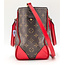 Handbag Louis Vuitton Phenix PM Monogram Red Coquelicot W/Strap 126065038