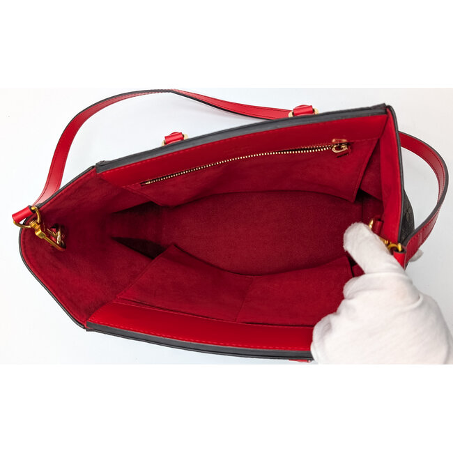 Handbag Louis Vuitton Phenix PM Monogram Red Coquelicot W/Strap 126065038