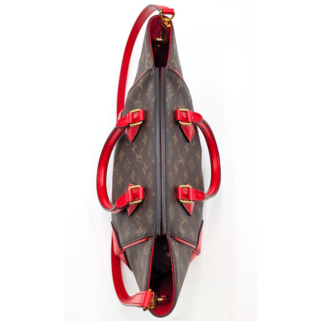 Handbag Louis Vuitton Phenix PM Monogram Red Coquelicot W/Strap 126065038