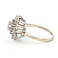 Ring Cluster 1.75ctw Round Diamonds 14kw 1.6mm Sz8.75 4.14g 226060012