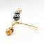 Bracelet Bypass Station 10.5-12mm Gray, Black, Golden, White Pearl 14ky 1.4mm 6.5" 19.03g 126060028