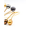 Bracelet Bypass Station 10.5-12mm Gray, Black, Golden, White Pearl 14ky 1.4mm 6.5" 19.03g 126060028