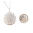 Pendant Simon G Disc 1ctw Round Diamonds 18kw 25mm 17-19" 7.79g 126060031