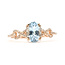 Ring Twist .17ctw Round Diamonds 1.27ct Sky Blue Aquamarine 14kr 1.25mm Sz9.5 2.49g 126060015