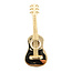 Pendant Guitar .12ctw Cubic Zirconia 14ky 2.1x.75" 10.19g 126040116