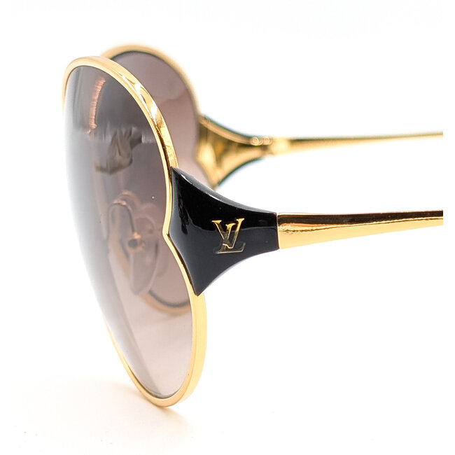 Sunglasses Louis Vuitton Lily Strass Gold Z0262U 126065041