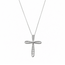 Pendant Cross 1.25ctw Round Diamonds 14kw 1.4x1.05" 16" 6.71g 126050027