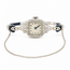 Watch Bulova Ladies Art Deco Cocktail .16ctw Diamond 1920's 21x14mm 14kt White Gold 6" Watch Only 125076009