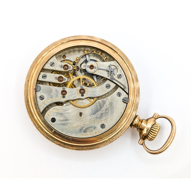 Pocket Watch Hampden Watch Co. Yr.1898 52mm Gold Plated Watch Only 126066007