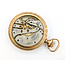 Pocket Watch Hampden Watch Co. Yr.1898 52mm Gold Plated Watch Only 126066007