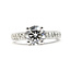 Ring Milgrain 1.58ct Round Lab Grown Diamond IGI Report: 768667399 .24ctw Round Diamonds 14kw Sz6 6.7g 126050005