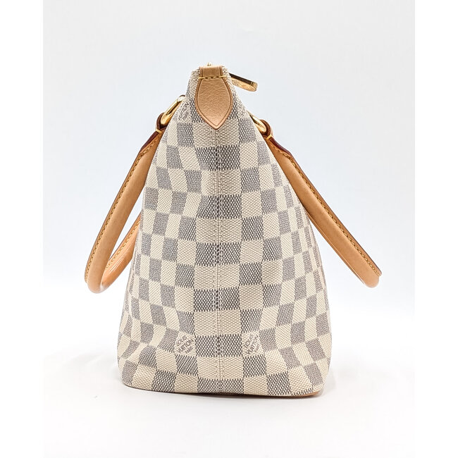Handbag Louis Vuitton Saleya Damier Azur Shoulder Bag N51186 126065073