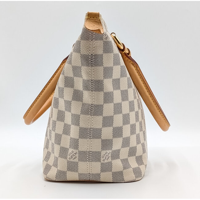 Handbag Louis Vuitton Saleya Damier Azur Shoulder Bag N51186 126065073