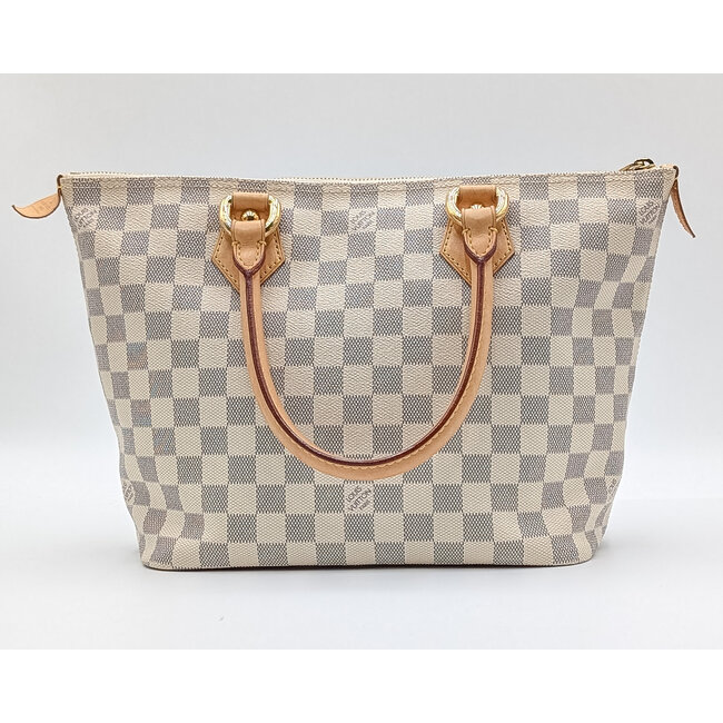 Handbag Louis Vuitton Saleya Damier Azur Shoulder Bag N51186 126065073