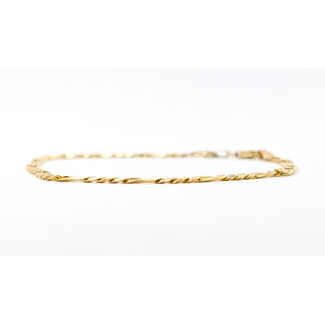 Bracelet Figaro 14ky 3mm 7" 3.12g 126062001