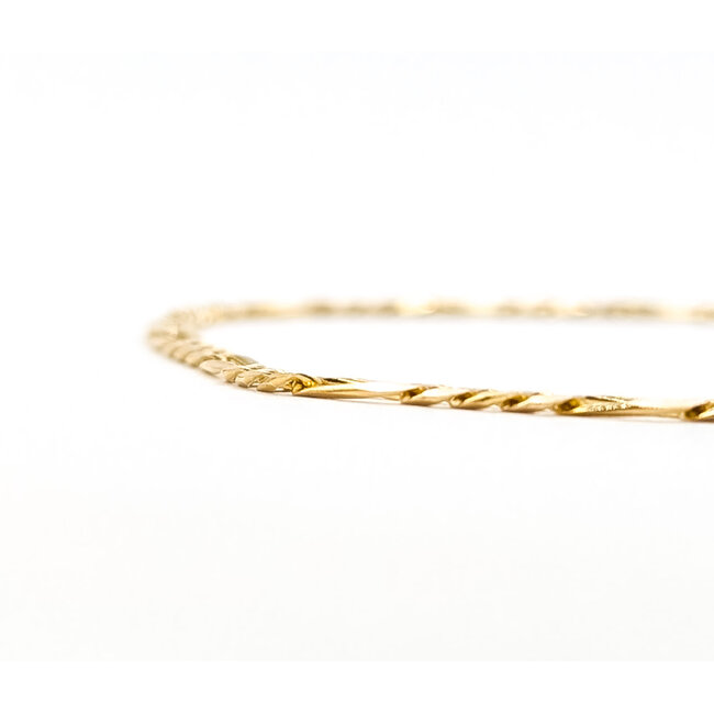 Bracelet Figaro 14ky 3mm 7" 3.12g 126062001