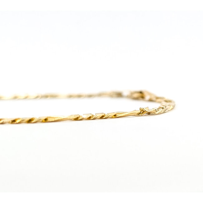Bracelet Figaro 14ky 3mm 7" 3.12g 126062001