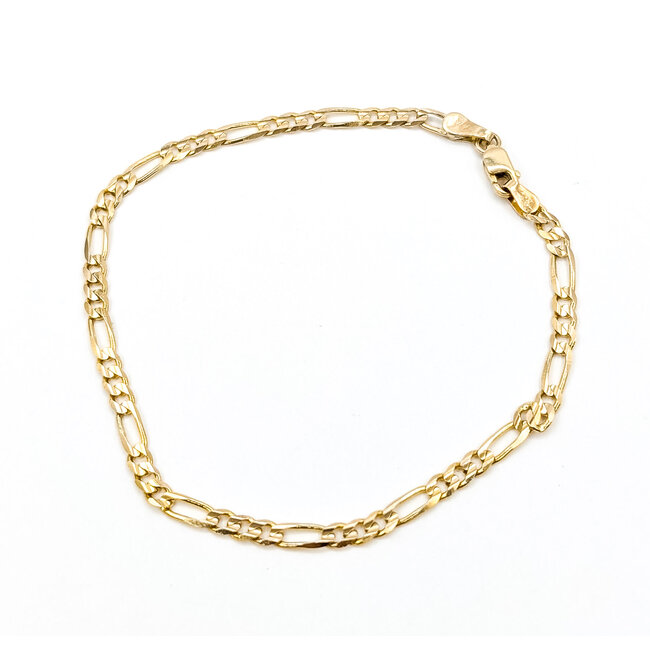 Bracelet Figaro 14ky 3mm 7" 3.12g 126062001
