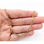 Necklace Figaro 14ky 3mm 24" 9.47g 126032008