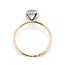 Ring Engagement Hidden Halo 1.90ct Cushion Lab Grown Diamond .10ctw Lab Grown Diamonds 14ky 1.75mm Sz7 2.95g 126070029