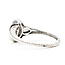 Ring Engagement Solitaire .75ct Oval Lab Grown Diamond 14kw 1.7mm Sz7 1.9g 126070012