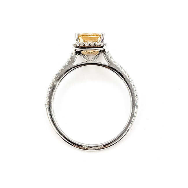 Ring Engagement Halo 2ct Radiant Lab Grown Diamond .25ctw Near Colorless Lab Grown Diamonds 14kw 1.35mm Sz7 2.86g 126070013
