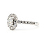Ring Engagement Halo 1ctw Round Lab Grown Diamonds 10kw 2mm Sz7 3.07g 126070021
